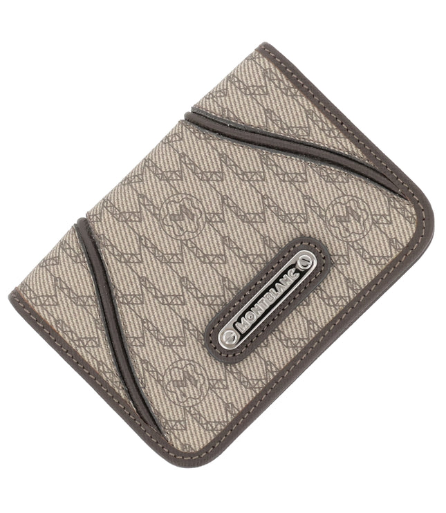 Montblanc Leather Goods Signature Ladies Business Card Holder Stone