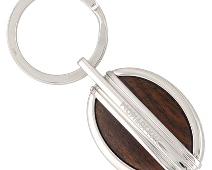 Montblanc Meisterstück L’Aubrac Schlüsselanhänger Stainless Steel Grenadill Holz