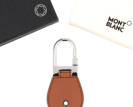Montblanc Leather Goods Meisterstück Schlüsselanhänger Cognacbraun