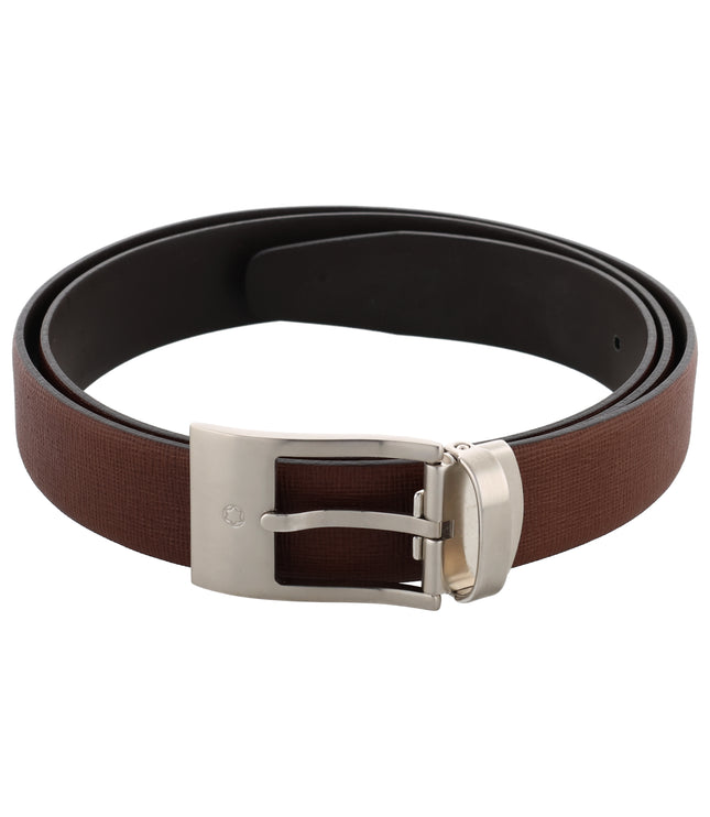 Montblanc Classic Line Wendbarer Ledergürtel 30mm Braun