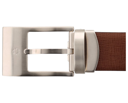 Montblanc Classic Line Wendbarer Ledergürtel 30mm Braun