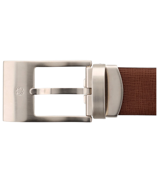 Montblanc Classic Line Wendbarer Ledergürtel 30mm Braun