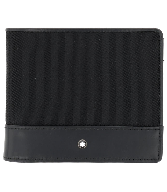 Montblanc Leather Goods Nightflight Geldbörse 4cc Schwarz mit Münzfach