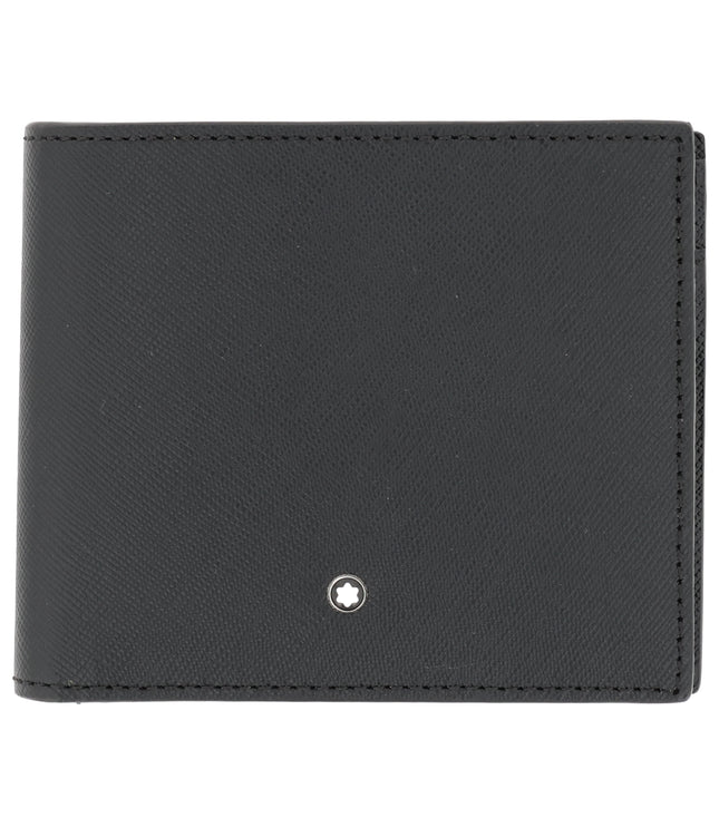 Montblanc Sartorial Geldbörse 4cc mit Münzfach Schwarz