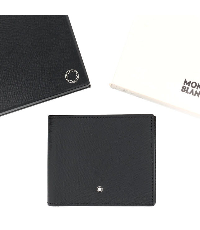 Montblanc Sartorial Geldbörse 4cc mit Münzfach Schwarz