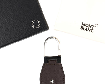 Montblanc Leather Goods Sartorial Schlüsselanhänger Dunkelbraun