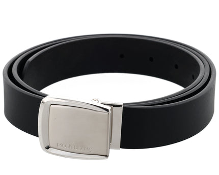 Montblanc Casual Line Ledergürtel 30mm Schwarz