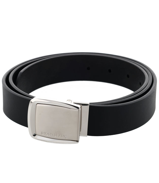 Montblanc Casual Line Ledergürtel 30mm Schwarz