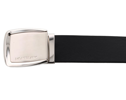Montblanc Casual Line Ledergürtel 30mm Schwarz