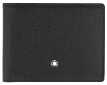 Montblanc Leather Goods Meisterstück Geldbörse 6cc Schwarz/Blau