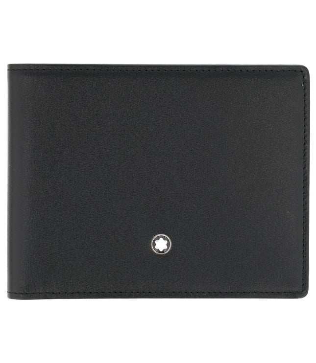 Montblanc Leather Goods Meisterstück Geldbörse 6cc Schwarz/Blau