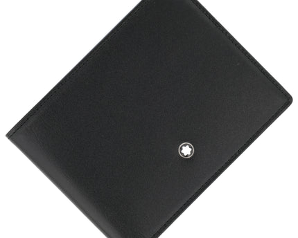 Montblanc Leather Goods Meisterstück Geldbörse 6cc Schwarz/Blau