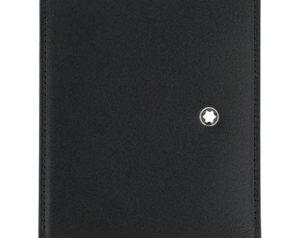 Montblanc Leather Goods Meisterstück Geldbörse 6cc Schwarz/Blau