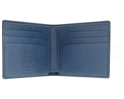 Montblanc Leather Goods Meisterstück Geldbörse 6cc Schwarz/Blau