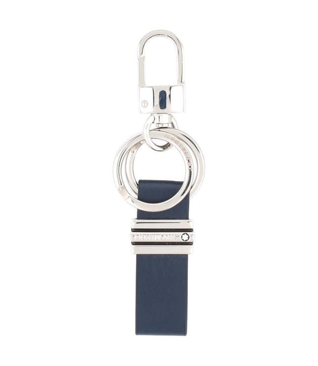 Montblanc Leather Goods Meisterstück Schlüsselanhänger Loop 3Ring Navy