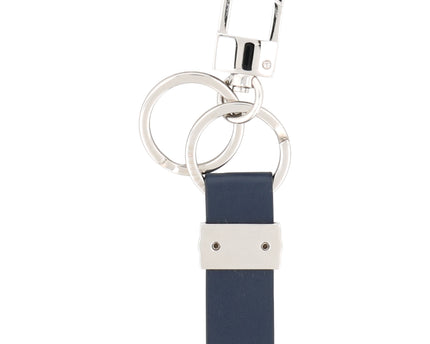 Montblanc Leather Goods Meisterstück Schlüsselanhänger Loop 3Ring Navy