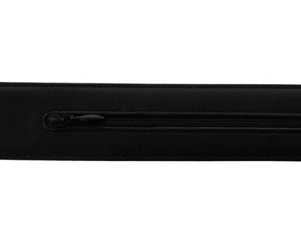 Montblanc Classic Line Ledergürtel 40mm Matt Schwarz Zip Pocket