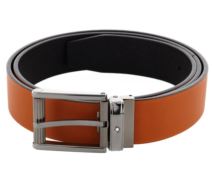 Montblanc Casual Line Wendbarer Ledergürtel 35mm Braun
