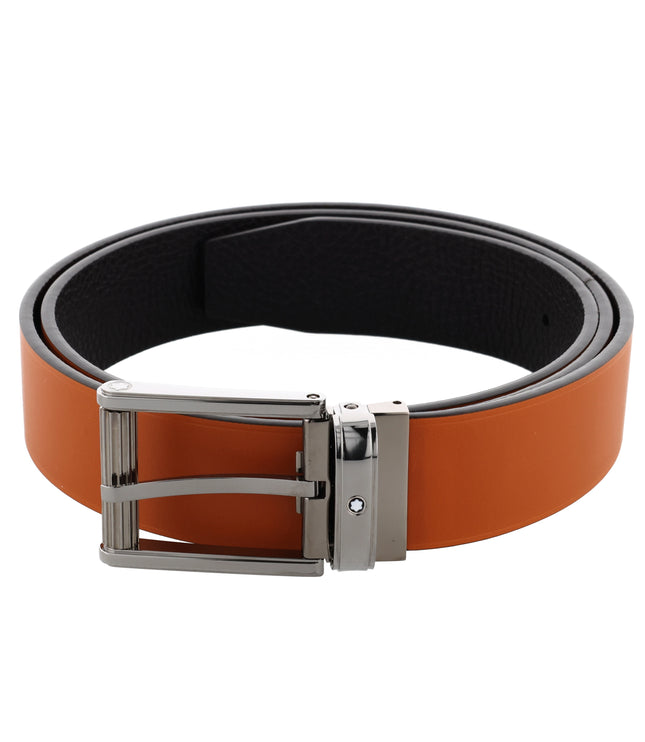 Montblanc Casual Line Wendbarer Ledergürtel 35mm Braun