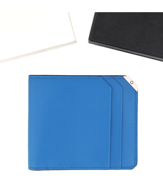 Montblanc Leather Goods Meisterstück Urban Geldbörse 6cc Cobalt