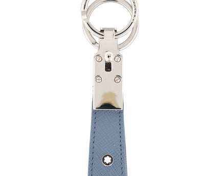 Montblanc Leather Goods Sartorial Schlüsselanhänger Loop Denim Blue