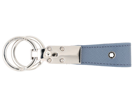 Montblanc Leather Goods Sartorial Schlüsselanhänger Loop Denim Blue
