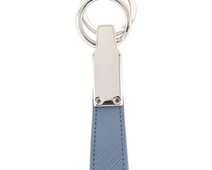 Montblanc Leather Goods Sartorial Schlüsselanhänger Loop Denim Blue