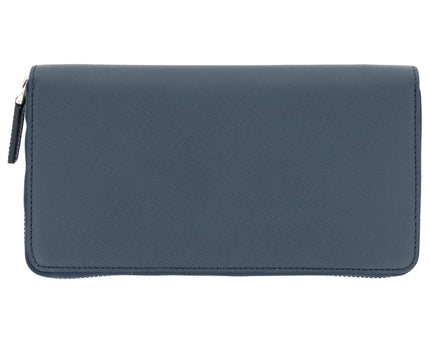 Montblanc Leather Goods Sartorial Geldbörse 12cc Zip Around Blau