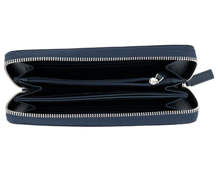 Montblanc Leather Goods Sartorial Geldbörse 12cc Zip Around Blau