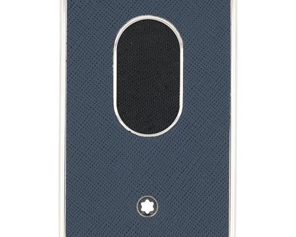 Montblanc Leather Goods Sartorial Hartschalen Visitenkartenetui Blau