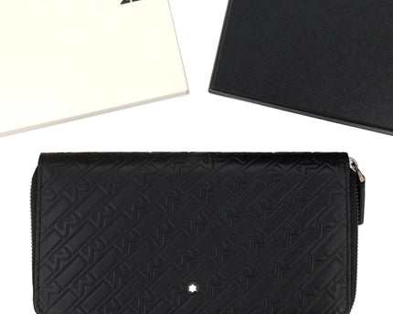 Montblanc Leather Goods M_Gram 4810 Geldbörse 12cc Zip Around Schwarz