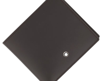 Montblanc Leather Goods Meisterstück Geldbörse 4cc mit Münzfach Braun