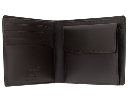 Montblanc Leather Goods Meisterstück Geldbörse 4cc mit Münzfach Braun