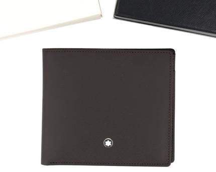 Montblanc Leather Goods Meisterstück Geldbörse 4cc mit Münzfach Braun