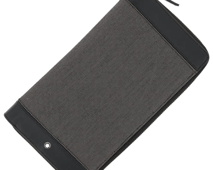 Montblanc Leather Goods Meisterstück Canvas Travel Wallet 14cc Zip Around