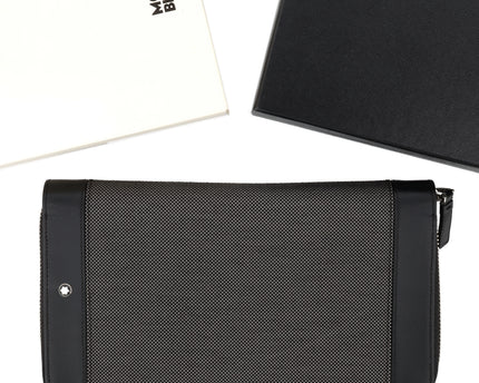Montblanc Leather Goods Meisterstück Canvas Travel Wallet 14cc Zip Around