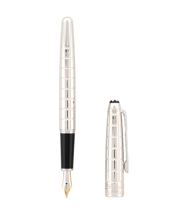 Montblanc Meisterstück Solitaire Platinum-Plated Facet Füller No.145 Classique