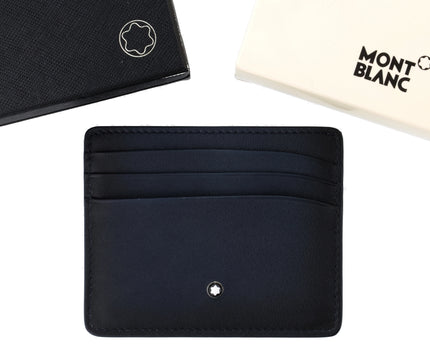 Montblanc Leather Goods Meisterstück Sfumato Card Holder 6cc Navy