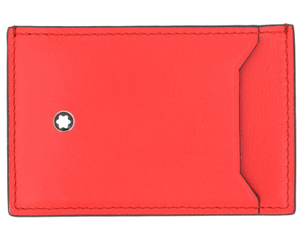 Montblanc Leather Goods Meisterstück Card Holder 3cc Schwarz/Rot