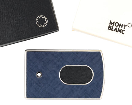Montblanc Leather Goods Sartorial Hartschalen Visitenkartenetui Indigo