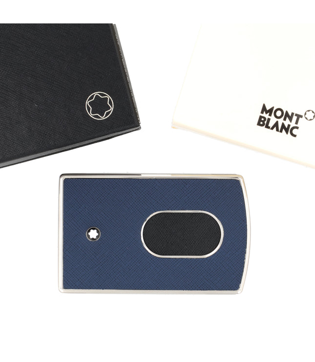 Montblanc Leather Goods Sartorial Hartschalen Visitenkartenetui Indigo