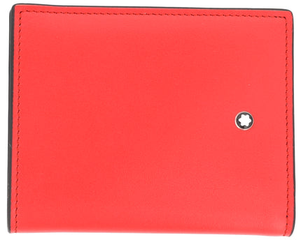 Montblanc Leather Goods Meisterstück Compact Geldbörse 6cc Schwarz/Rot