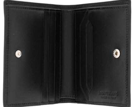 Montblanc Leather Goods Meisterstück Compact Geldbörse 6cc Schwarz/Rot