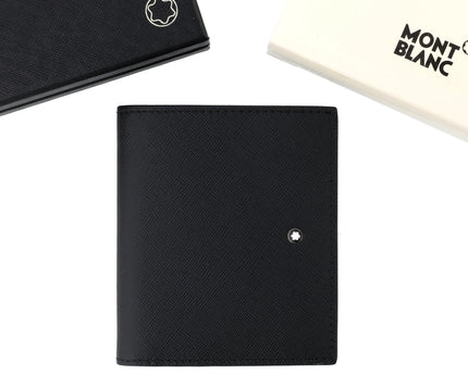 Montblanc Leather Goods Sartorial Geldbörse 3cc mit Münzfach Schwarz