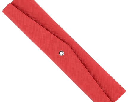 Montblanc Leather Sartorial 1er Lederetui Faltbar Rot