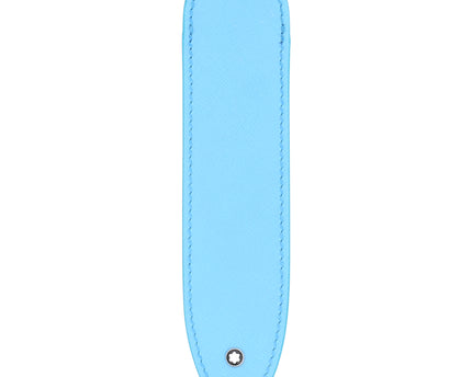 Montblanc Leather Goods Sartorial 1er Pen Sleeve Hellblau/Chinablau