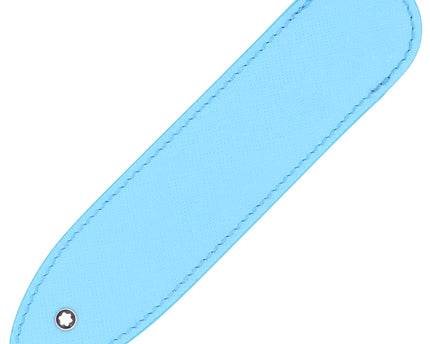 Montblanc Leather Goods Sartorial 1er Pen Sleeve Hellblau/Chinablau
