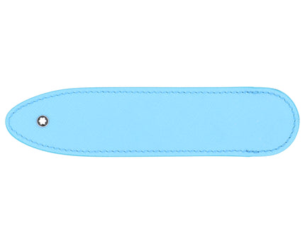 Montblanc Leather Goods Sartorial 1er Pen Sleeve Hellblau/Chinablau