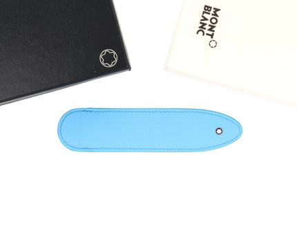 Montblanc Leather Goods Sartorial 1er Pen Sleeve Hellblau/Chinablau