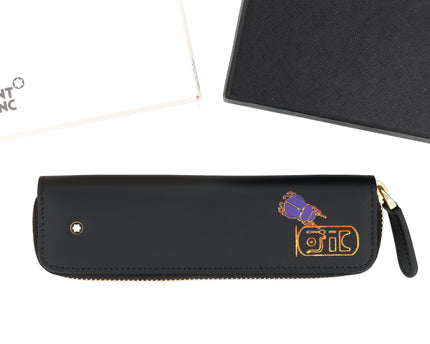 Montblanc Leather Goods Meisterstück Selection Scarab 1er Lederetui Schwarz